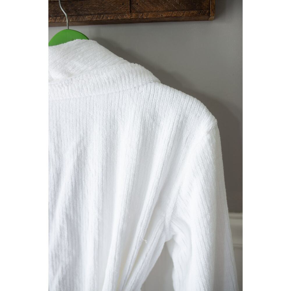 Cozy Earth Ribbed Terry Bath Robe Small NEW - Picture 5 of 5